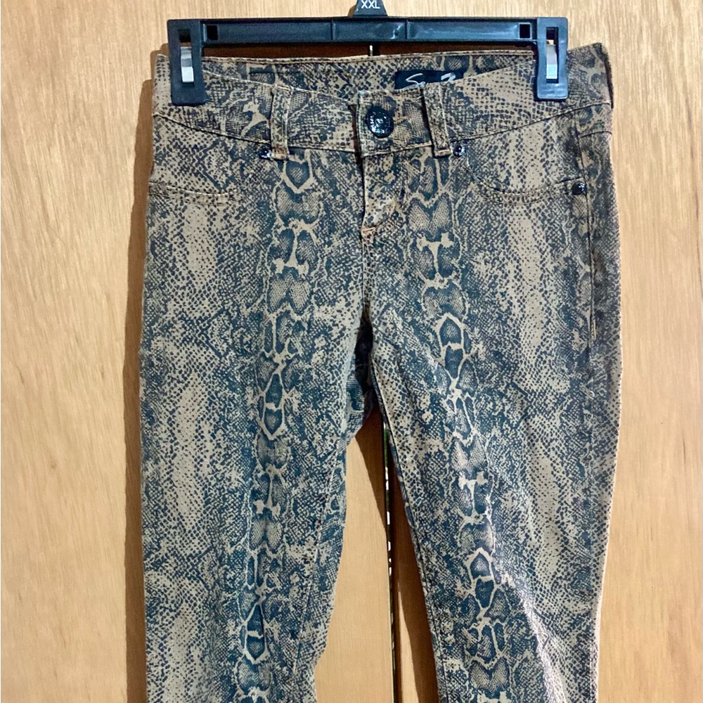 Seven 7 snake print jeans/jeggings